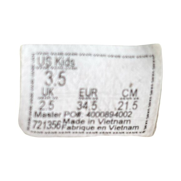 Vans Old Skool Black & White Checkerboard Canvas & Suede Sneakers 3.5 - Picture 7 of 7